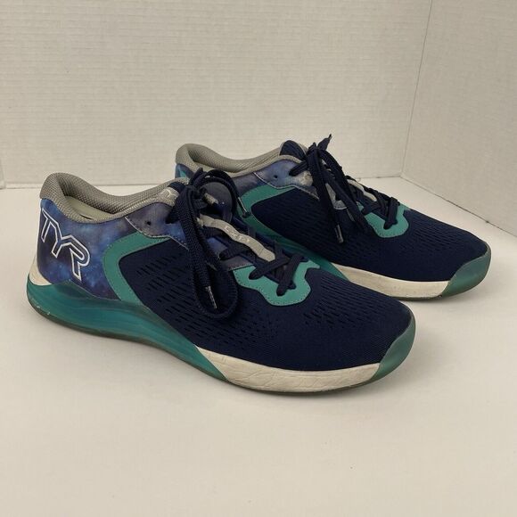 TYR CXT-1 Trainer Shoes Running 9 Men /10.5 Women Athletic Sneaker Blue‎ Space - Picture 1 of 11